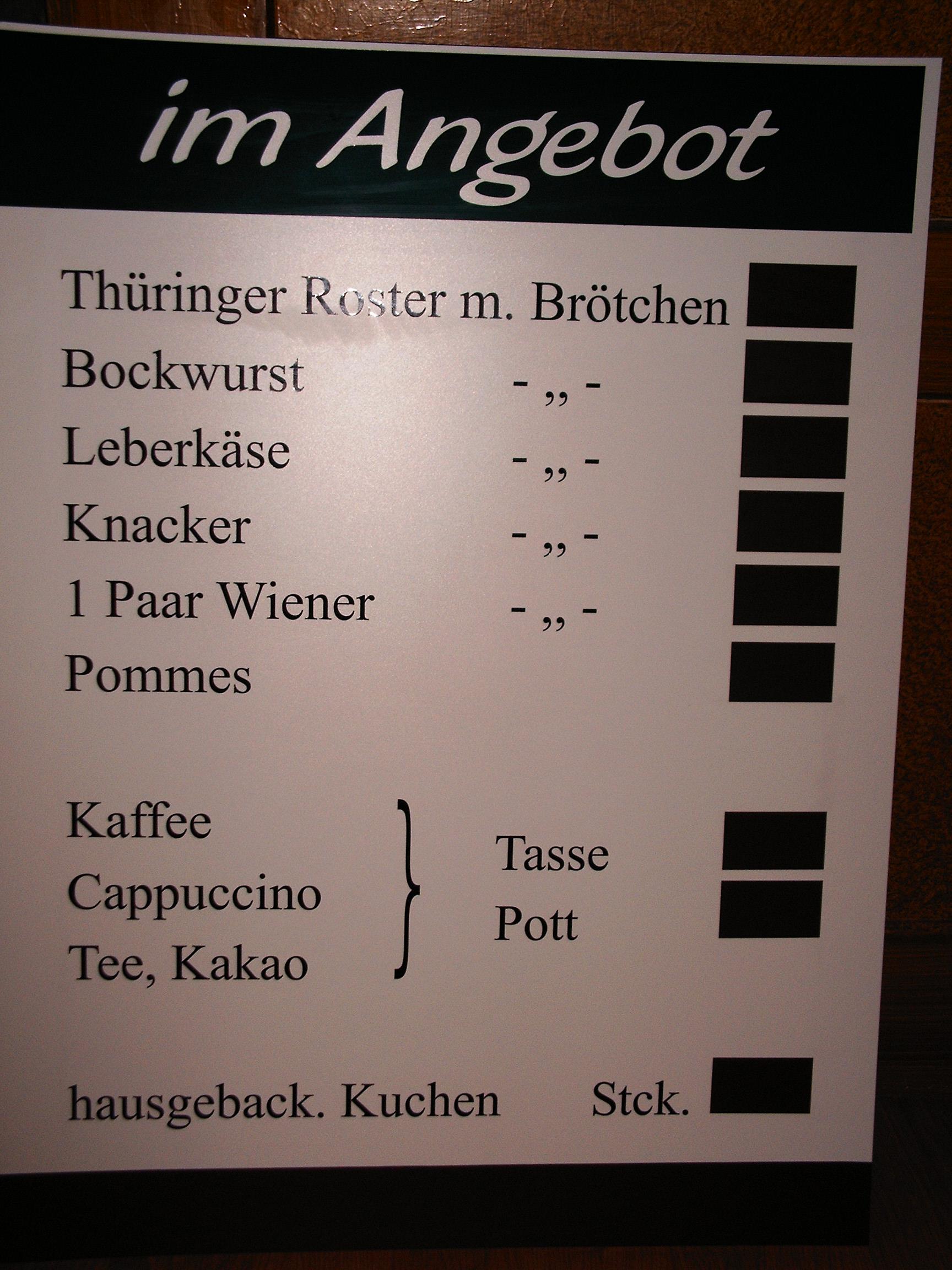 Schild-Foto